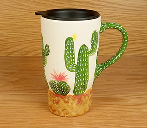Phoenix Cactus Travel Mug
