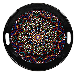 Phoenix Mosaic Mandala Tray