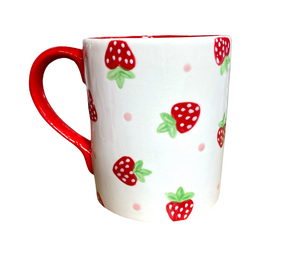 Phoenix Strawberry Dot Mug