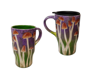 Phoenix Mushroom Mugs