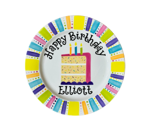 Phoenix Birthday Cake Plate