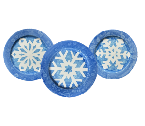 Phoenix Paper Snowflake Plate